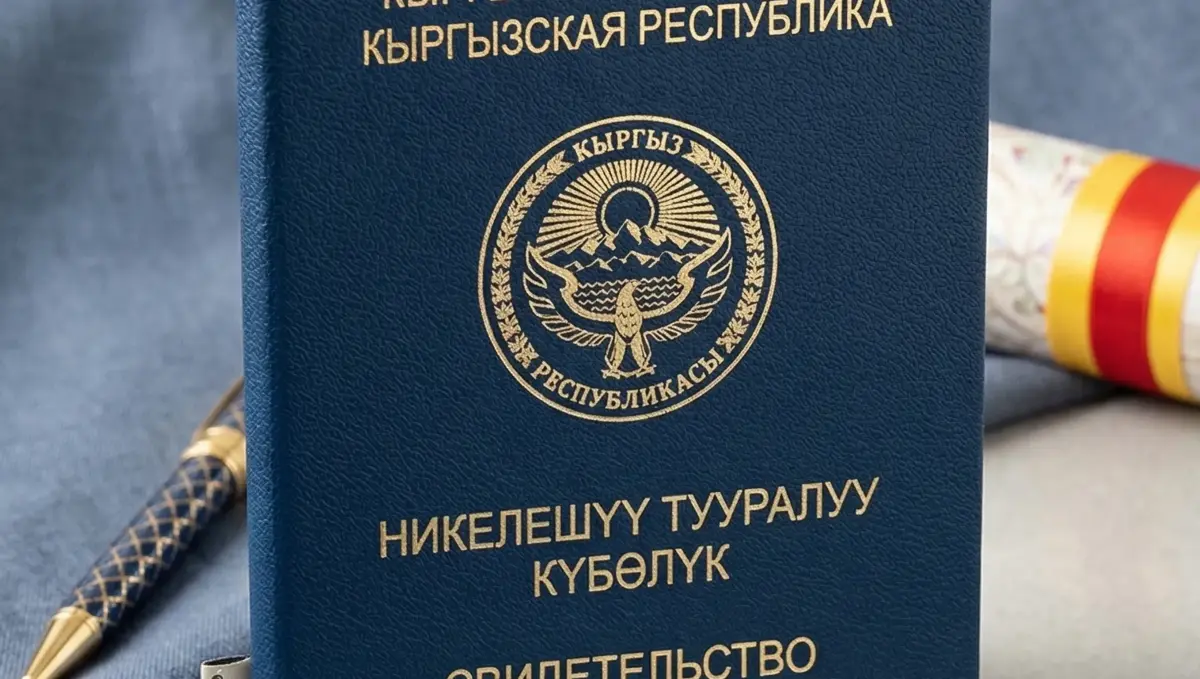 Kyrgyzstan Marriage Certificate document